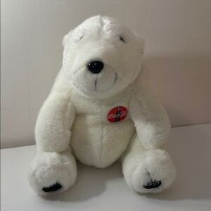 1995 COCA-COLA STUFFED POLAR BEAR